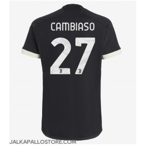 Juventus Andrea Cambiaso #27 Kolmaspaita 2023-24 Lyhythihainen